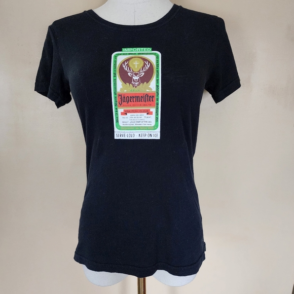 Black Jagermeister S/S Tee, Women's M - Picture 2 of 11